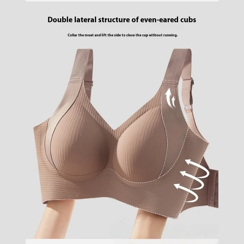 Plus Size Seamless Bra - Wireless Lift Anti-Sagging,