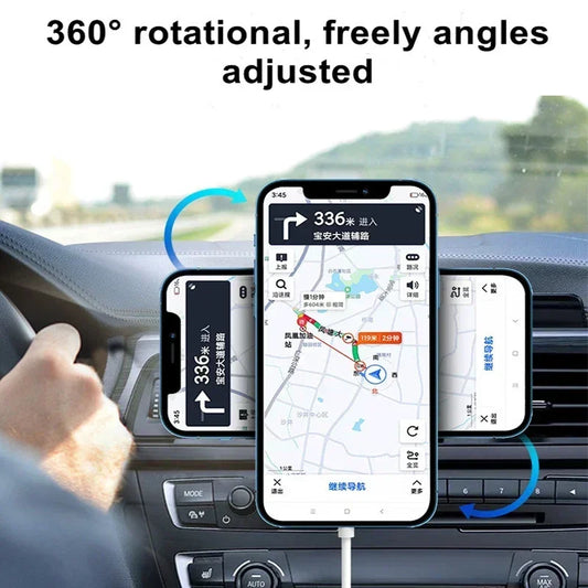 Car Phone Holder Stand Mount 30W Magnetic
