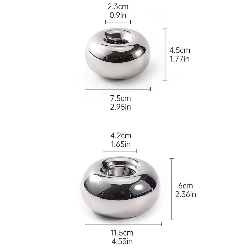 Crafts Ceramic Candle Holder Modern Decorative