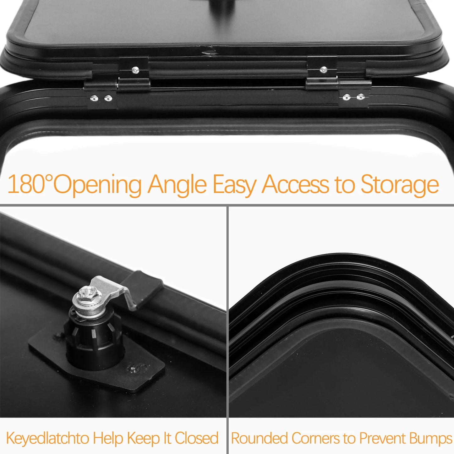 RV Cabin Access Door Luggage Door, RV Trailer Power