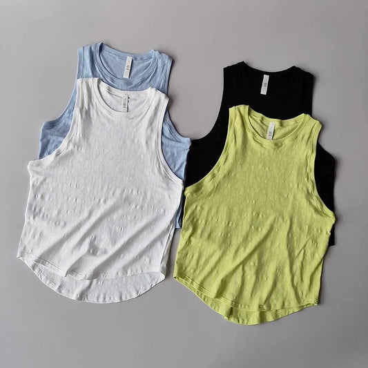 Women's Summer Sports Vest Thin Loose Printed