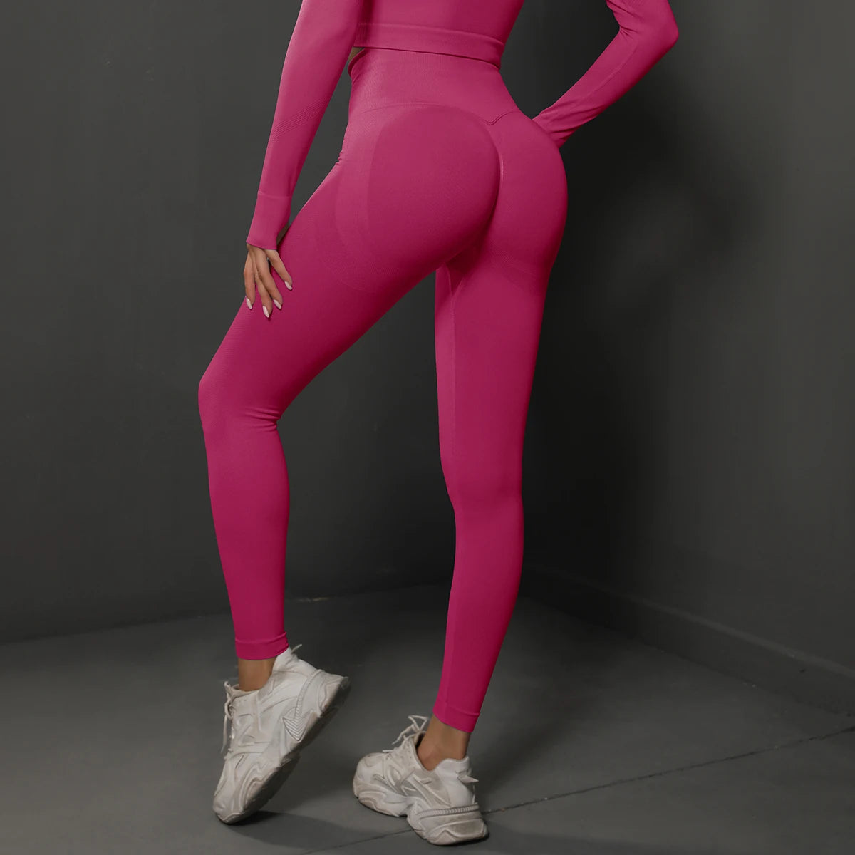 Naadloze gymleggings voor dames, yogabroeken,