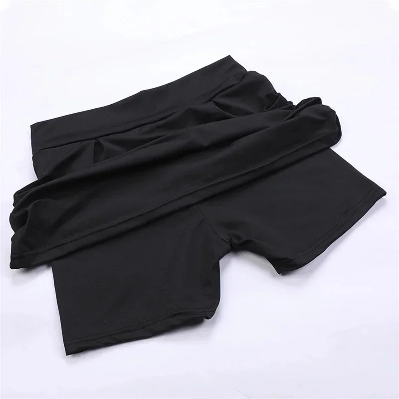 Summer Women Sprints Tennis Dance Fitness Short Skirts