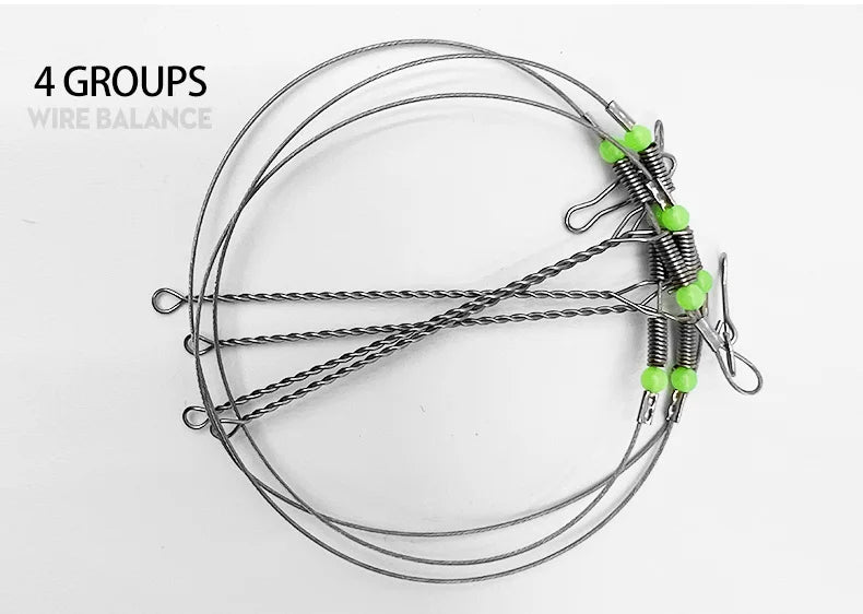 10 PCS fishing accessories Stainless Steel Fishing