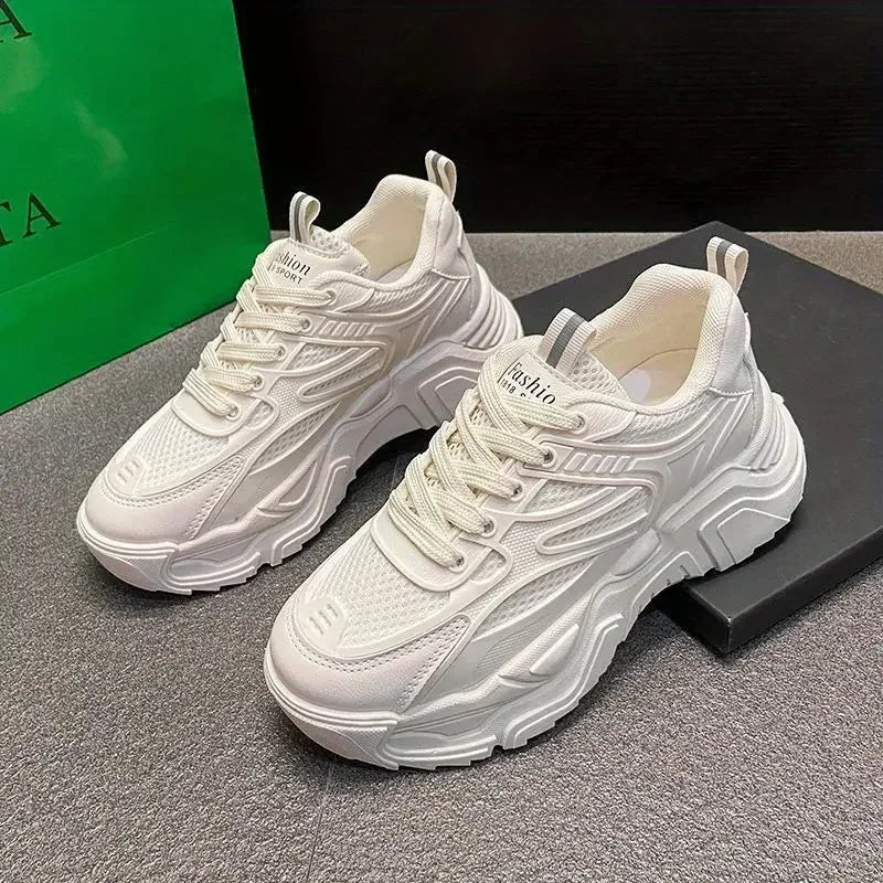 Sneakers Shoes for Women Sports Woman Footwear High on Platform