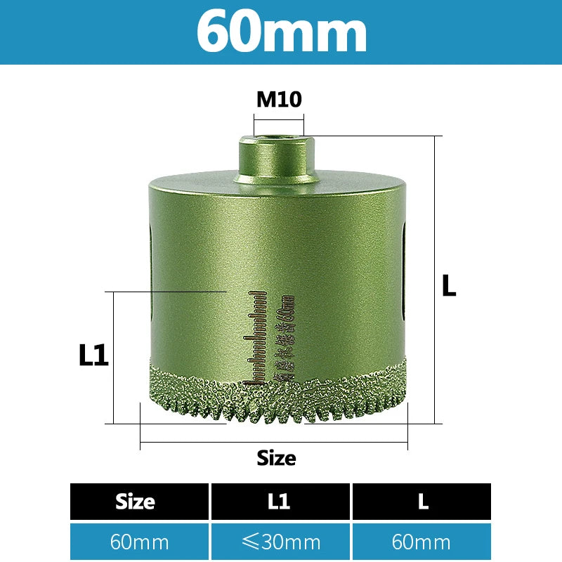 Serrated Dry Drilling Hole Opener Rock Slab/Marble/Quartzite/Granite/