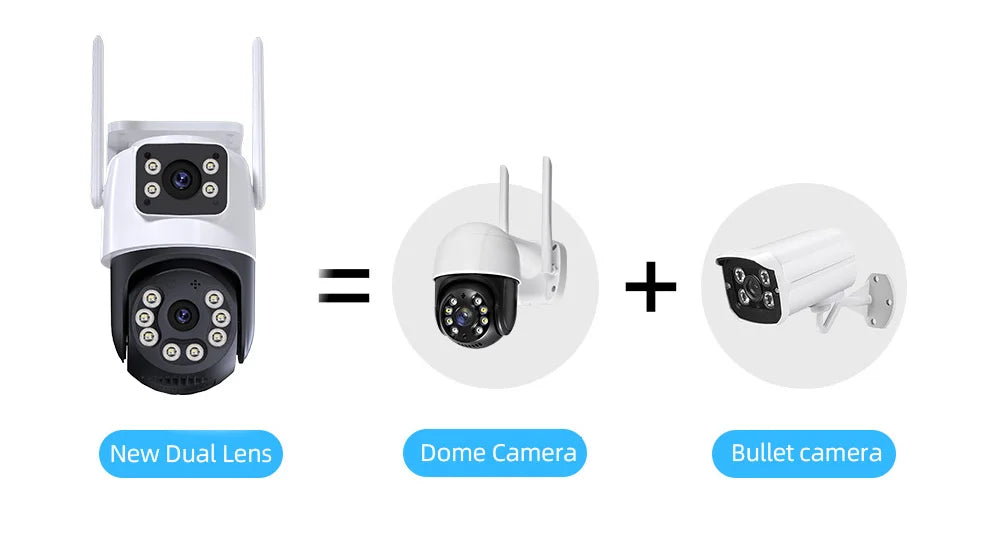 8CH NVR Kit CCTV System WiFi Camera NVR Kit Security Audio 4MP IP Cameras With WirelessNVR Video Surveillance Set ICsee