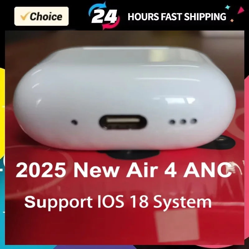 2025 New for IOS18 semi-in-ear wireless Bluetooth headphones Air4