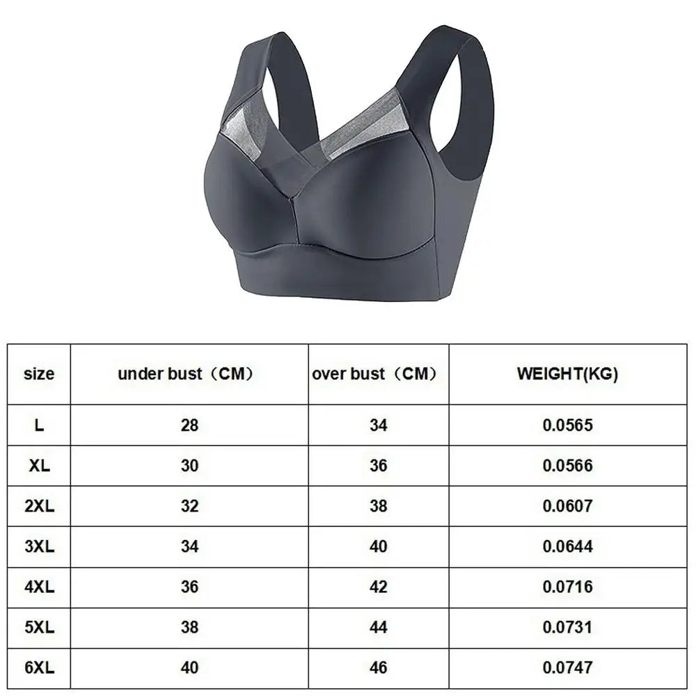 Vrouwen Posture Bra Draadloze Ergonomische Push-Up