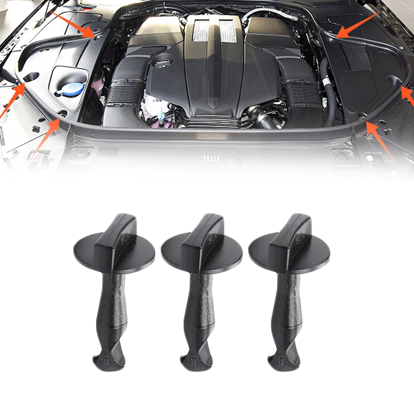 3x Spiral Spring Gasket For Mercedes S-class