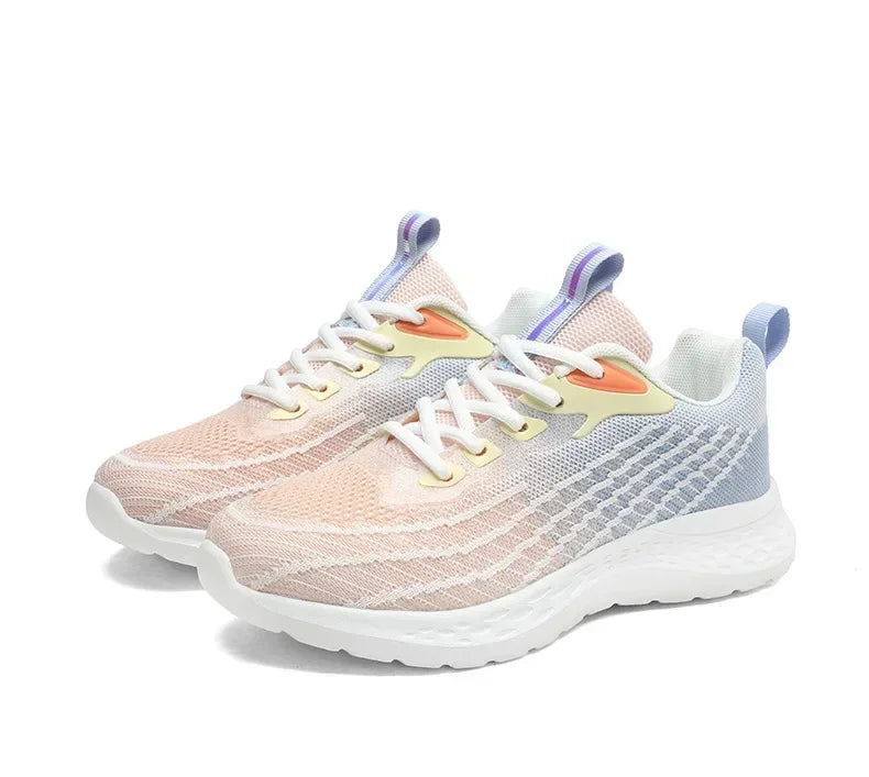 Women's Sports Shoes Spring 2025 New Knitted Casual Fashionable