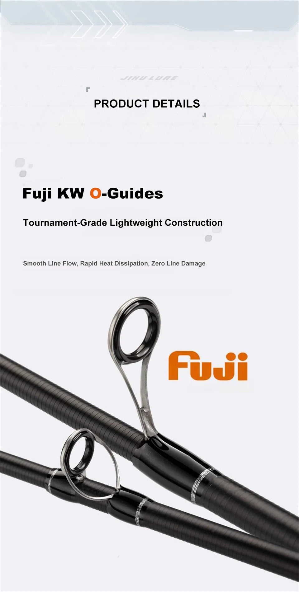 Fuji O-Ring Telescopic Rod 1.5m/1.8m - UL Cold-Drawn Titanium Tip for Trout/Panfish Collapsible Travel Fishing Rod 27.5cm Closed
