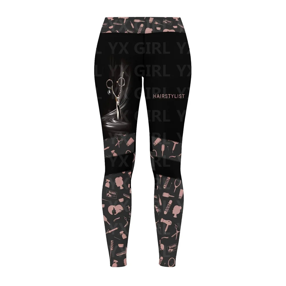 Hairstylist Leggings Hairdressing Clothes
