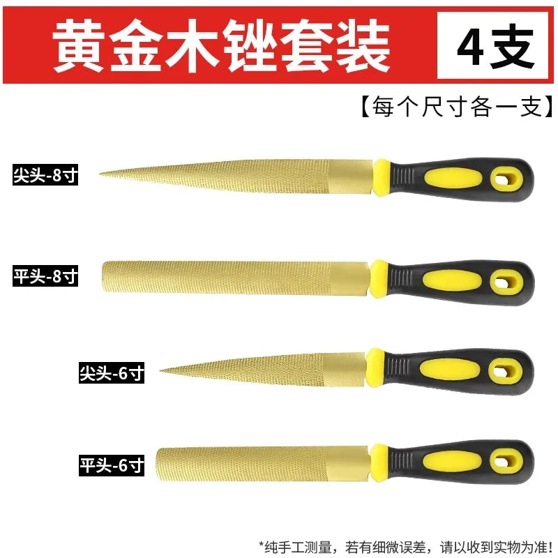 Woodworking file, small wooden file, coarse toothed mixed type file,