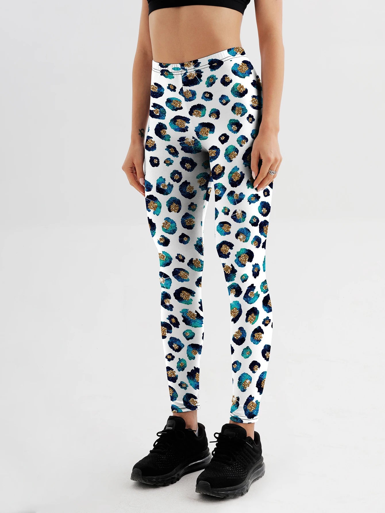 Women Leopard Printed Leggings For Fitness