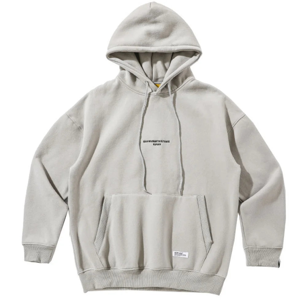 Slouchy hooded sweaters for men in winter American knitwear