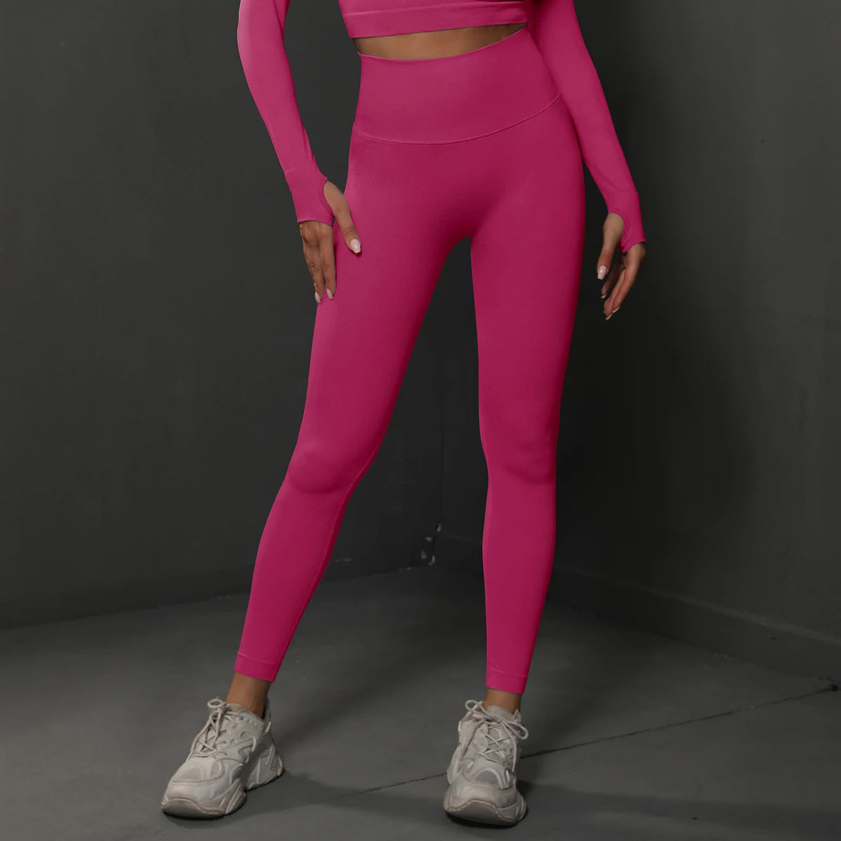 Naadloze gymleggings voor dames, yogabroeken,