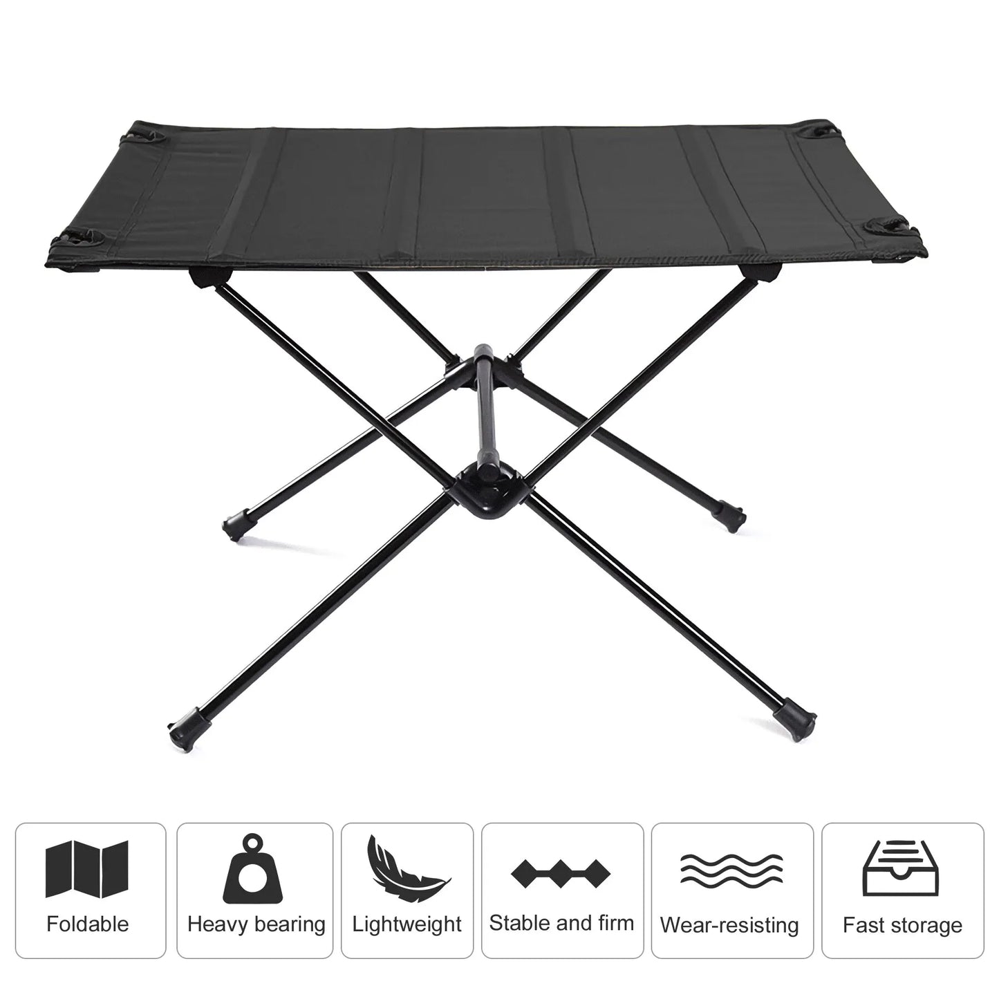 WESTTUNE Camping Folding Table Lightweight 1680D