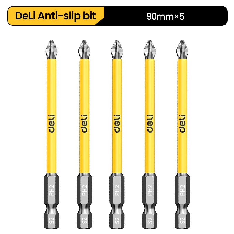 5/6Pcs Magnetic Screwdriver Bits Non-slip Shockproof