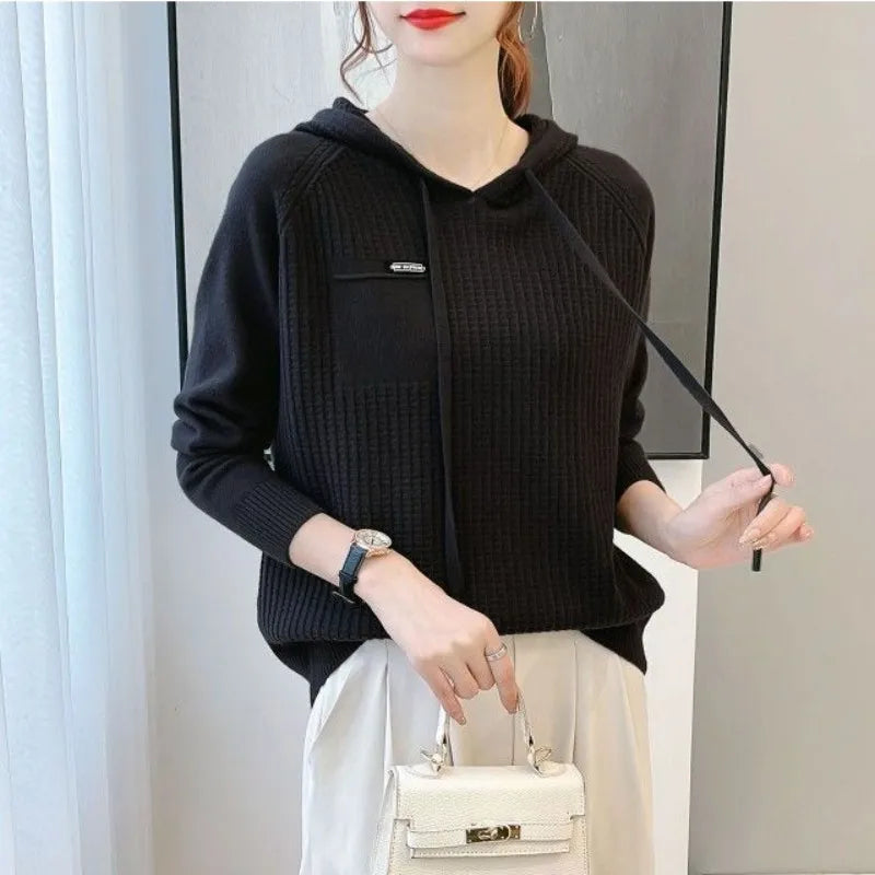 Hooded Hoodie For Women Pullovers