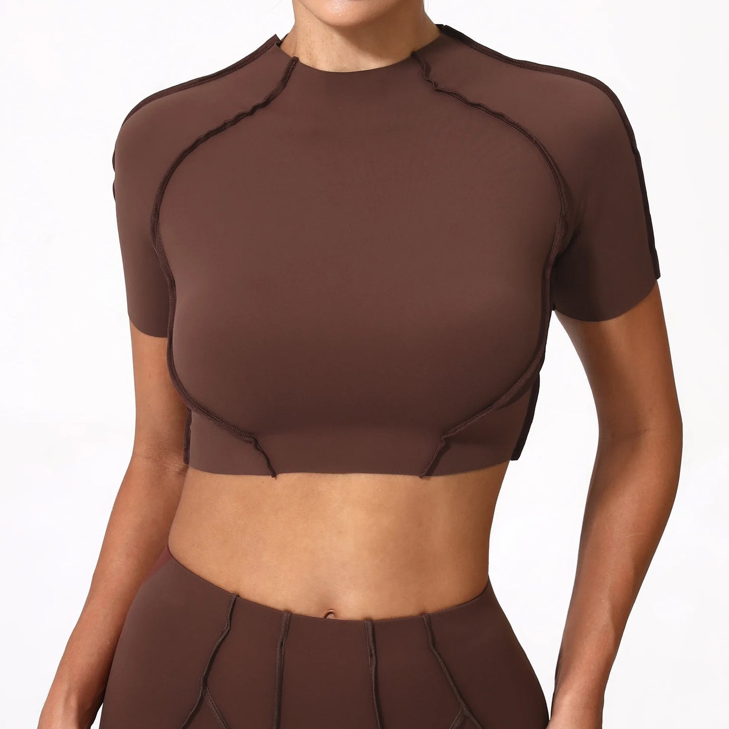 Sports T-shirt Women Fitness Top Short Sleeves Yoga Dance