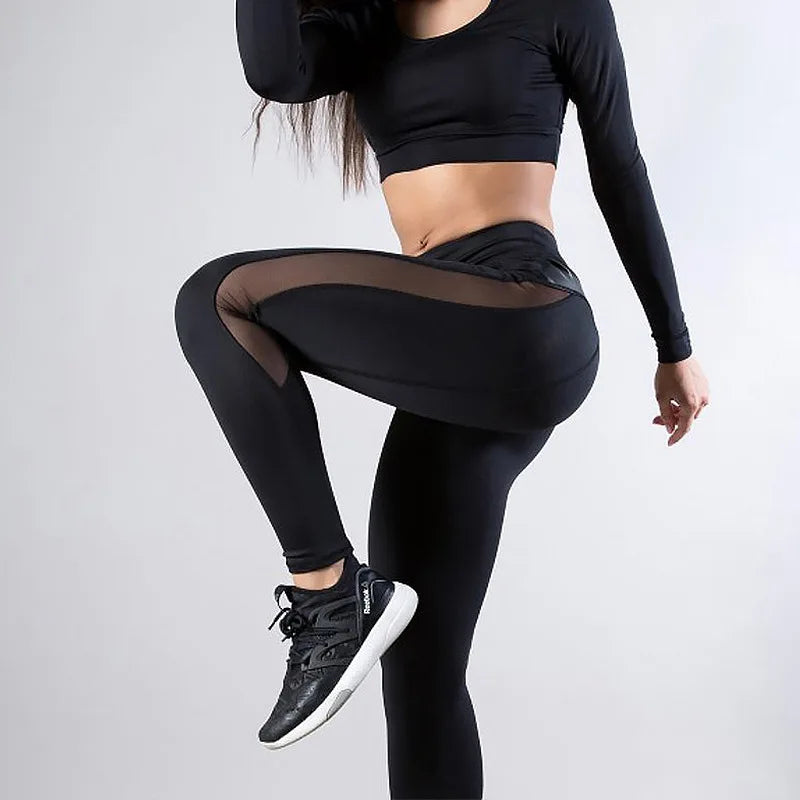Yogaleggings Sport Dames Fitnesslegging