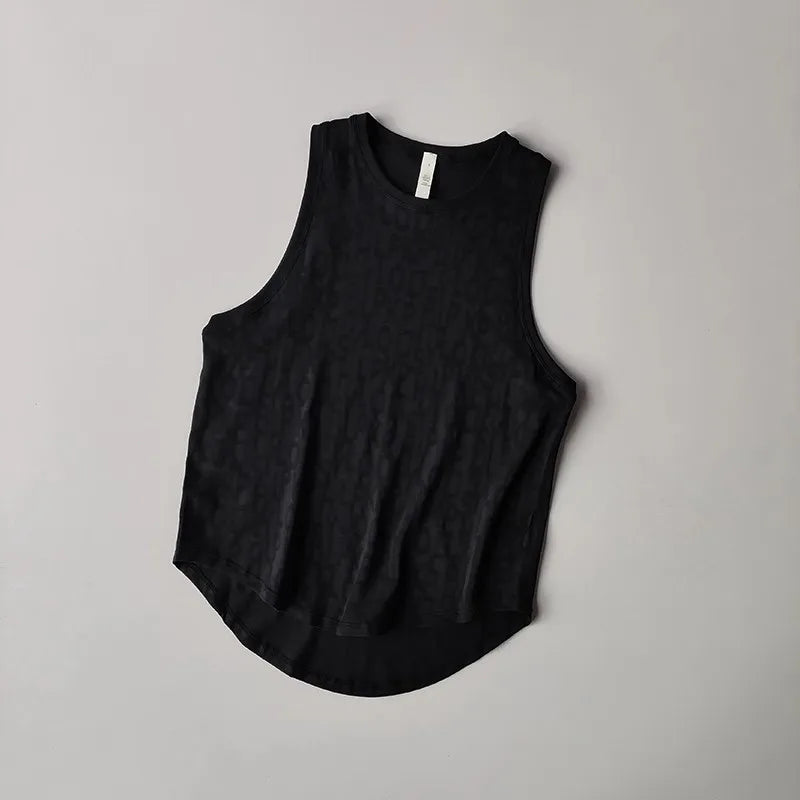 Women's Summer Sports Vest Thin Loose Printed