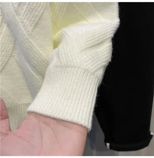 Sweater Men's Autumn and Winter Stripes Versatile New