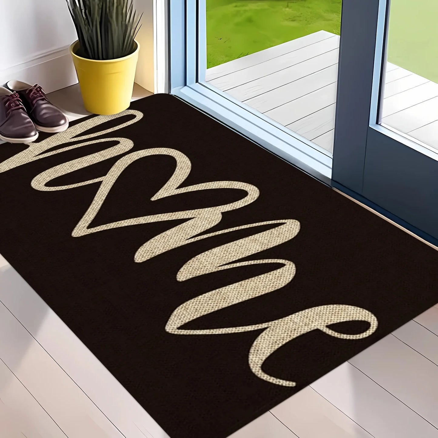 [Washable Doormat] Machine washable welcome doormat