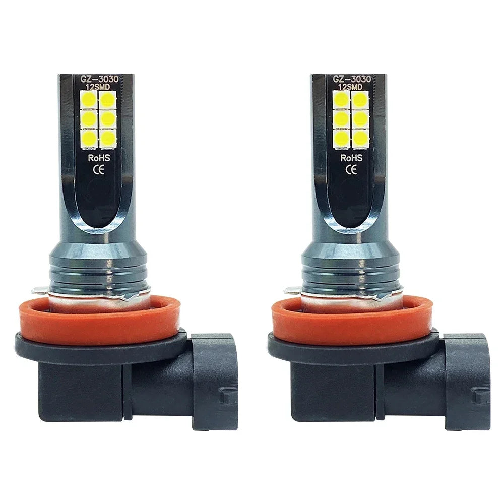 2Pcs 9005 9006 LED Headlight H11 H8 H9 H10 H1 H3