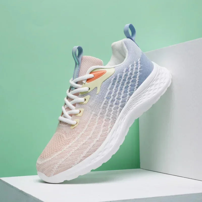 Women's Sports Shoes Spring 2025 New Knitted Casual Fashionable