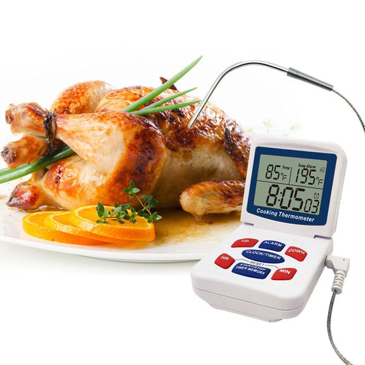 Wireless Meat Food Thermometer for Cooking Oven Grill BBQ Steak Turkey