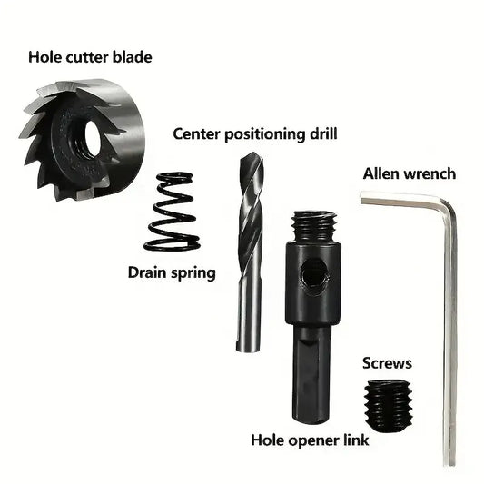 Hole Saw Cutter Drill Bit Set Holesaw Core HSS