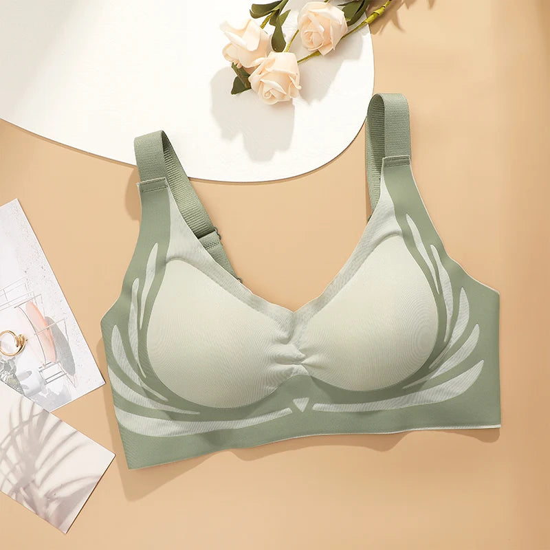 FINETOO Super Gather Draadloze Push-up BH Voor Dames