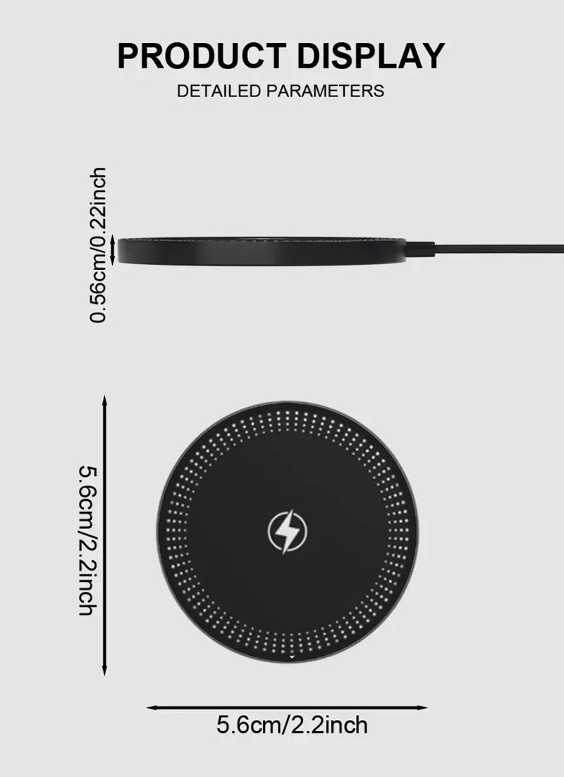 30W Magnetic Wireless Charger Pad Fast Charging