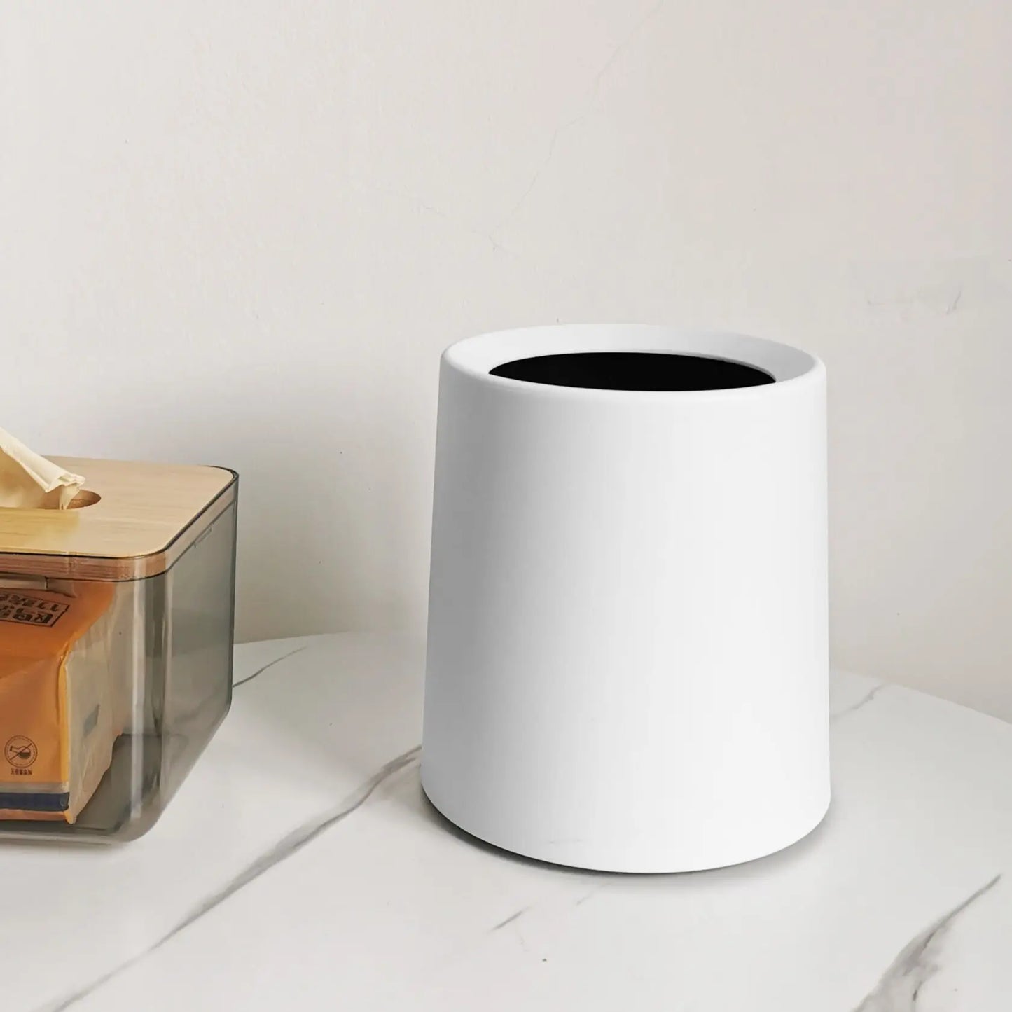 15x14cm trash can desktop trash can cute mini paper basket reaticve