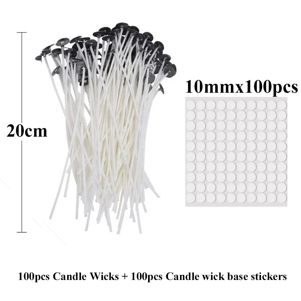 Smokeless Candle Wicks 2.6-20cm Pre-Waxed