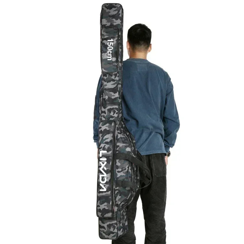 Lixada 3 Layers Fishing Pole Bag