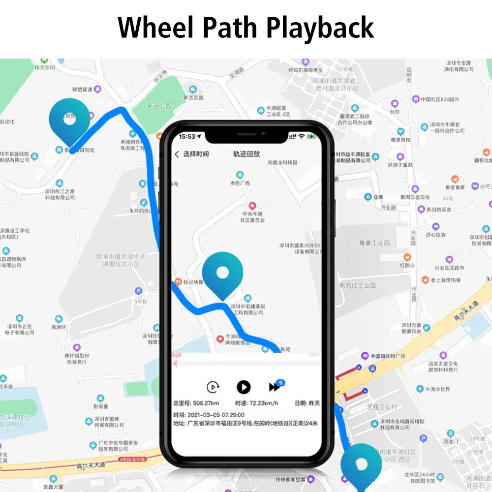Real-time voertuiglocator Precieze positionering GPS-tracker Mini