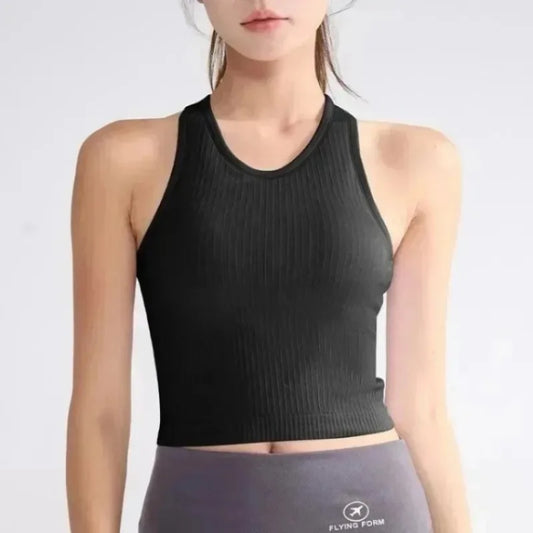 Fitness Women Yoga  Nude Jumpsuit Sleeveless