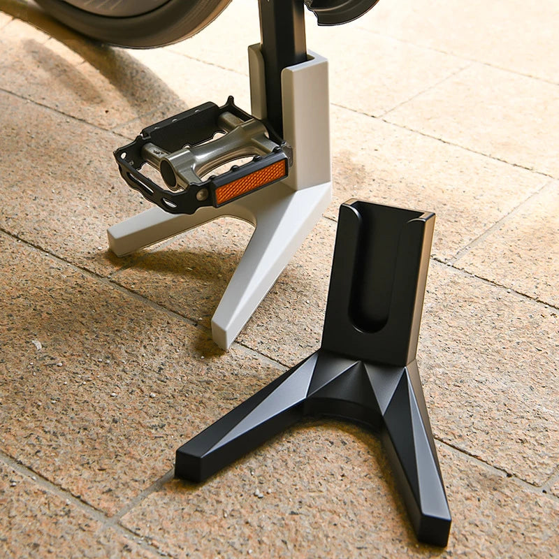 Cycling Bike Stand, Sidestand Convenient Pedal Frame,