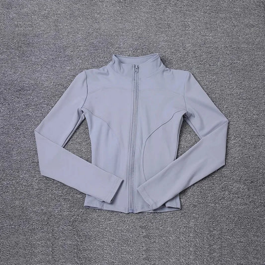 Women Sport Jacket Long Sleeve Shirt Workout