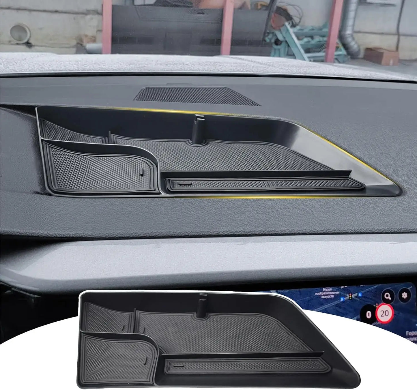Dashboard Organizer Compatible with Volkswagen Taos 2022 2023 2024
