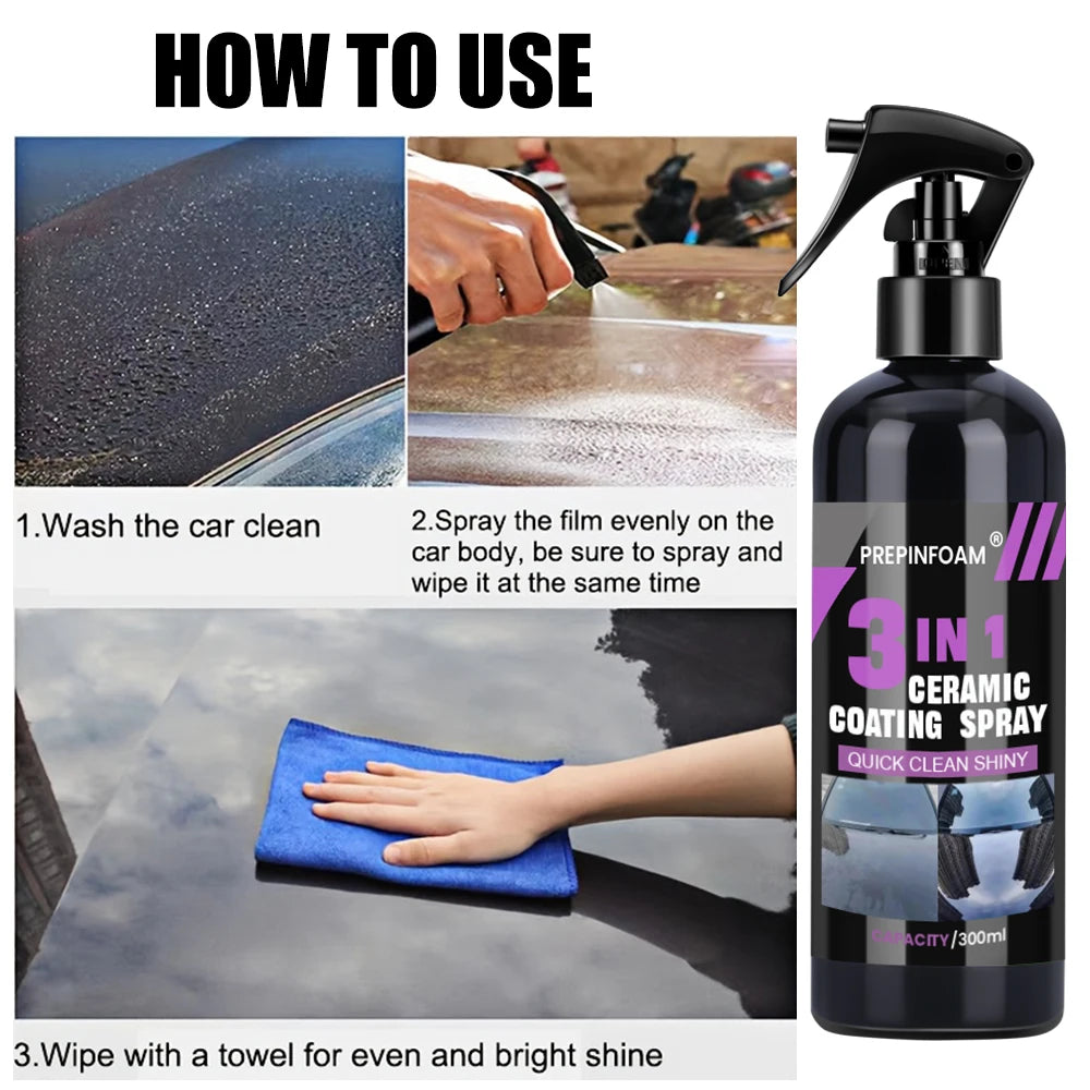 3 in 1 auto keramische nano coating