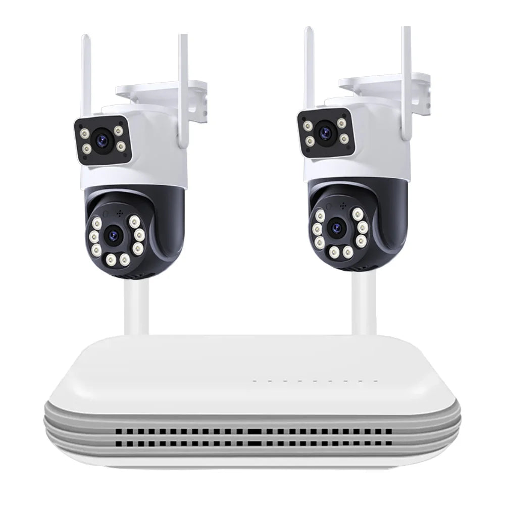 8CH NVR Kit CCTV System WiFi Camera NVR Kit Security Audio 4MP IP Cameras With WirelessNVR Video Surveillance Set ICsee