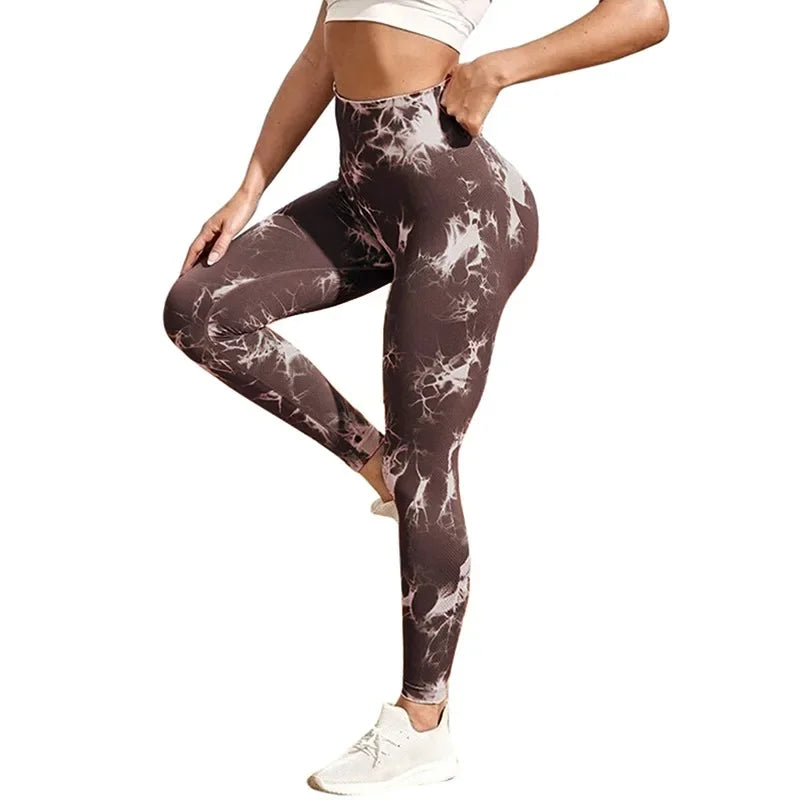 Sexy dames gym yoga leggings hoge taille push-up legging