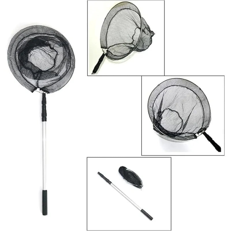 Fishing Net and Rod Set 1.5m/1.7m/2.1m Scalable