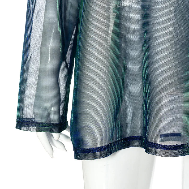 See Through T Shirts For Women Y2k Clothes Sexy Crop