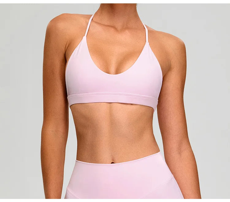 Sports Bra for Women Fitness Top Push Up Sport Bra Backless