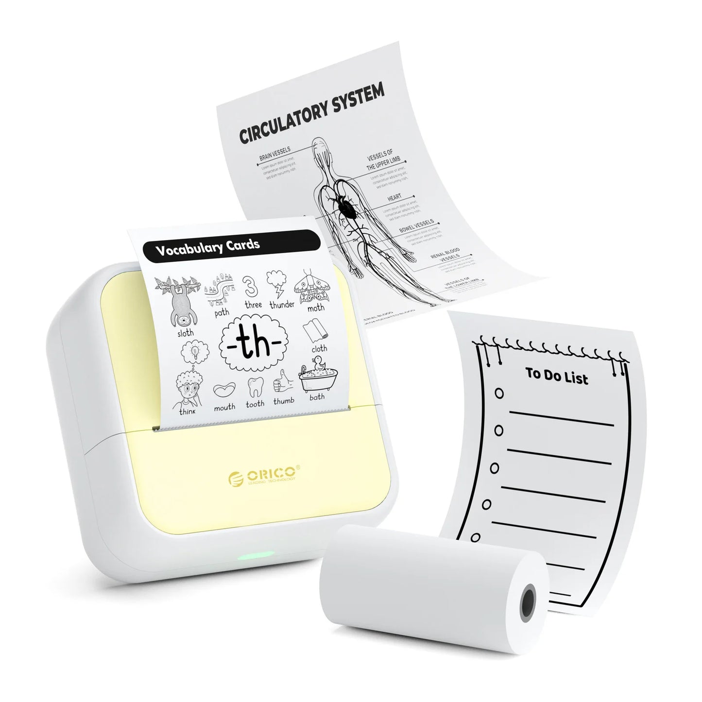 Mini Thermal Printer, DIY Printer, Ink-Free